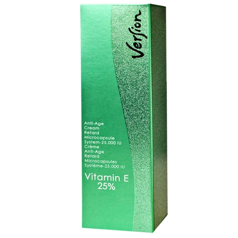 Version Version Vitamin E 25% Night Cream with Vitamin E Αναπλαστική, Αναζωογονητική Κρέμα με Βιταμίνη E Κατάλληλη για Ξηρές & Πολύ Ξηρές Επιδερμίδες 50ml