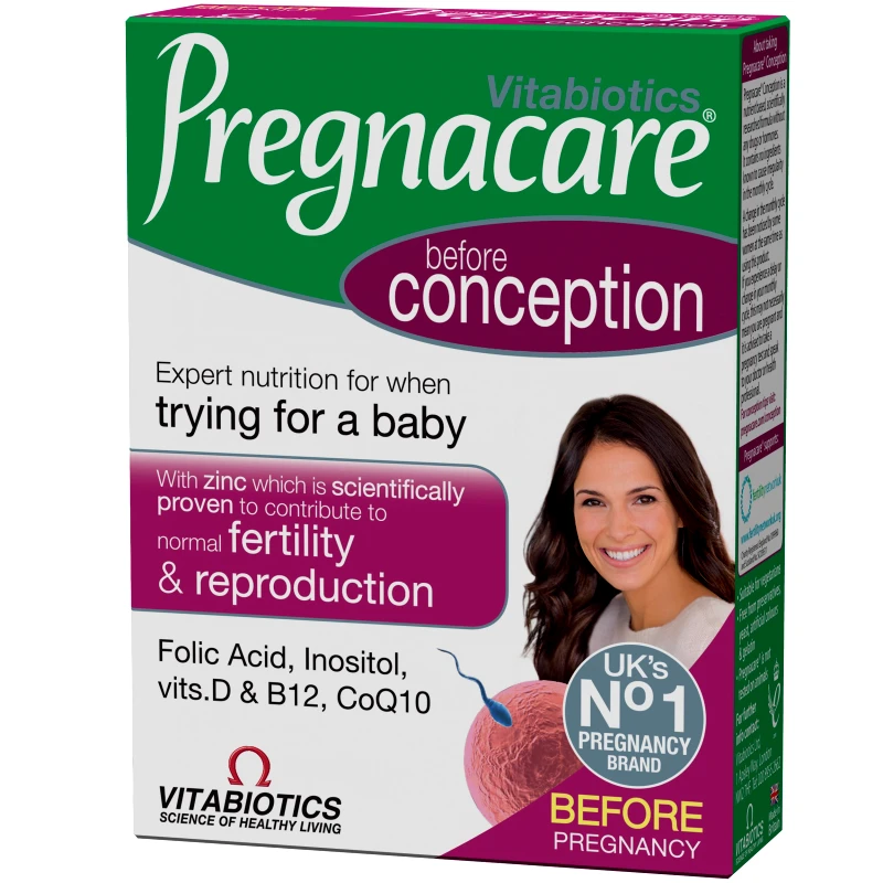 Vitabiotics Vitabiotics Pregnacare Before Conception Συμπλήρωμα Διατροφής που Ενισχύει την Αναπαραγωγική Υγεία της Γυναίκας 30tabs