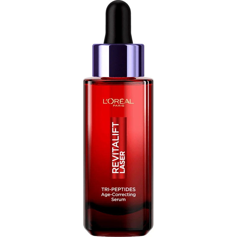Loreal Paris L'Oreal Paris Revitalift Laser Tri-Peptides Age-Correctig Serum Αντιγηραντικός Ορός Προσώπου με Τριπεπτίδια με Μεταξένια & Λεπτόρρευστη Υφή 30ml