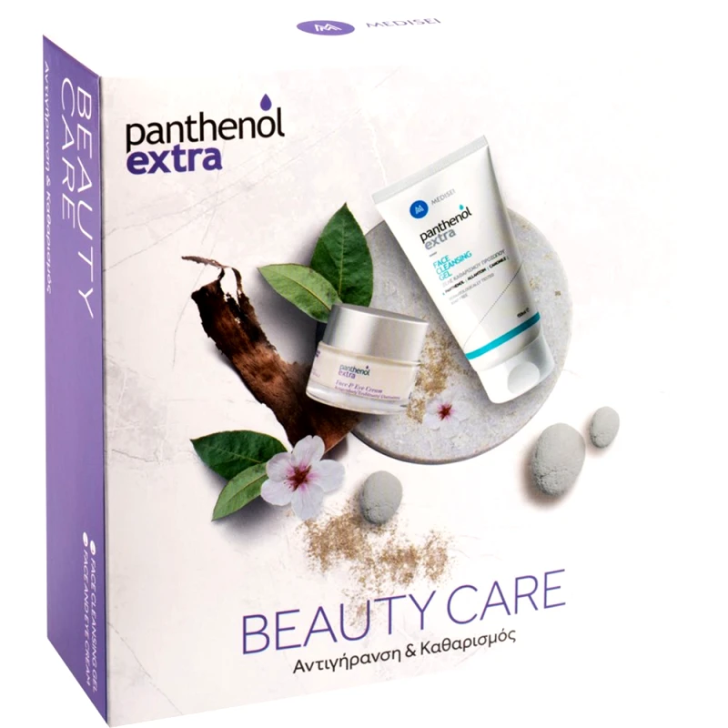 Medisei Medisei Panthenol Extra Face & Eye Κρέμα Προσώπου και Ματιών 50ml & Face Cleancing Gel Καθαρίζει και Δροσίζει το Πρόσωπο 150ml