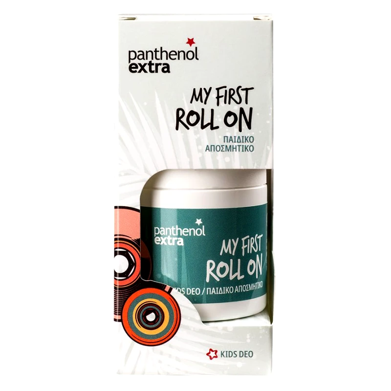 Panthenol Extra Panthenol Extra My First Kids Deo Roll-on Αποσμητικό για την Κακοσμία & την Προστασία του Ιδρώτα για Παιδιά & Εφήβους 50ml