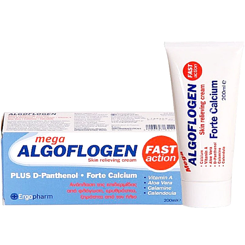 Ergopharm Algoflogen Skin Relieving Cream Καταπραϋντική Κρέμα για Ανακούφιση της Επιδερμίδας, Πολλαπλών Χρήσεων 200ml