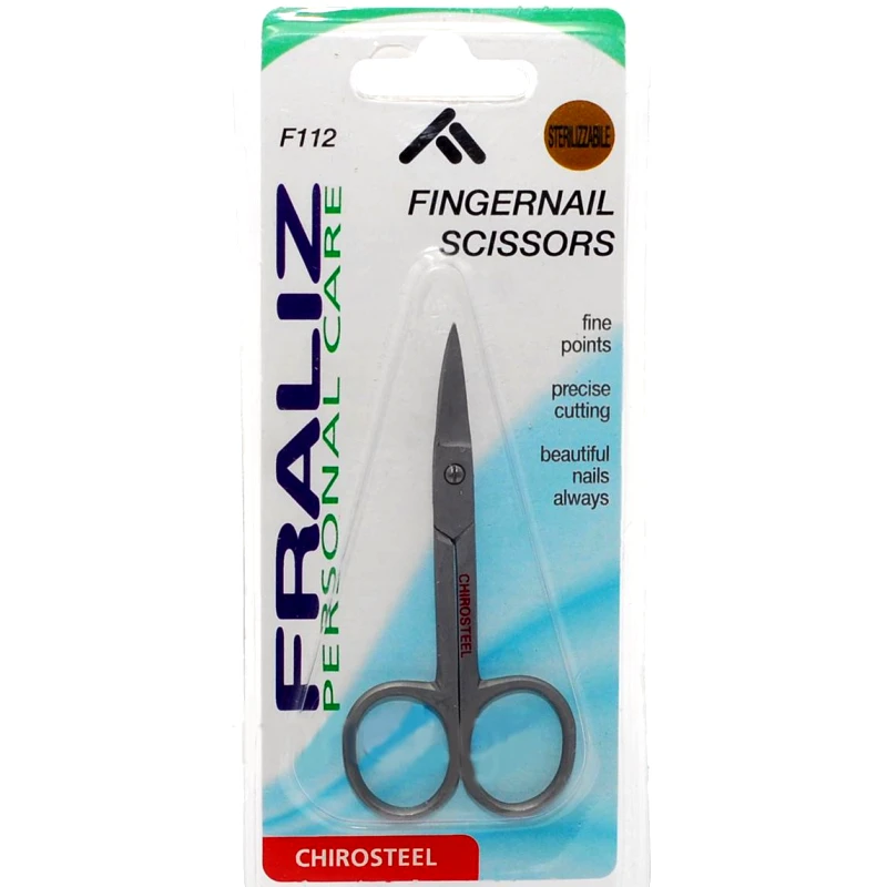 Health-Plus Fraliz F112 Fingernails Scissors Ψαλιδάκι για τα Νύχια των Χεριών Λεπτό Καμπυλωτό 1 Τεμάχιο
