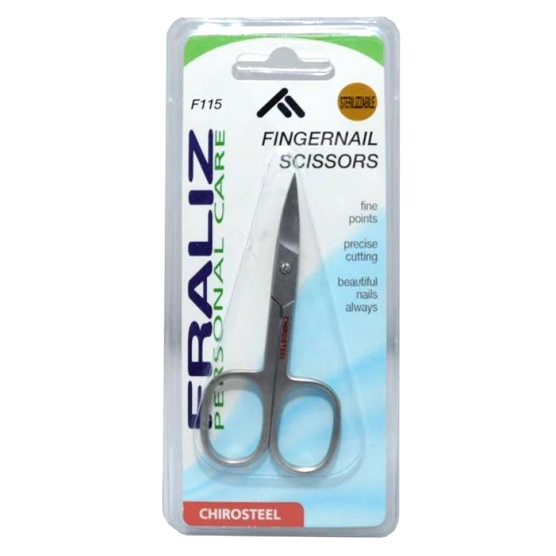 Health-Plus Fraliz F115 Fingernails Scissors Ψαλιδάκι για τα Νύχια των Χεριών Καμπυλωτό 1 Τεμάχιο