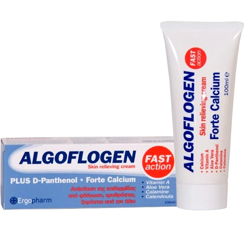 Ergopharm Algoflogen Skin Relieving Cream Καταπραϋντική Κρέμα για Ανακούφιση της Επιδερμίδας, Πολλαπλών Χρήσεων 100ml