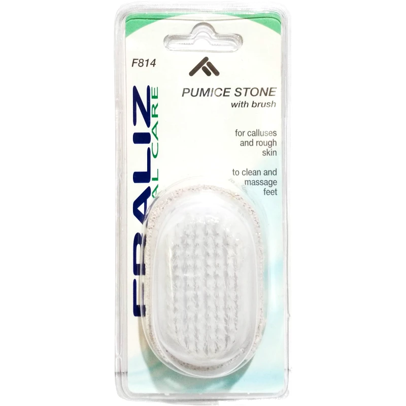 Health-Plus Fraliz F814 Pumice Stone With Brush Ελαφρόπετρα με Βουρτσάκι 1 Τεμάχιο