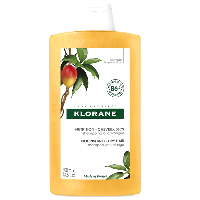 Klorane Klorane Mango Shampoo Dry Hair Σαμπουάν με Μάνγκο για Ξηρά Μαλλιά 400ml