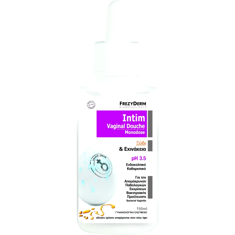 Frezyderm Frezyderm Intim Vaginal Douche Monodose pH 3.5 Διάλυμα Κολπικής Πλύσης σε Μονοδόση με Ξύδι & Εχινάκεια 150ml