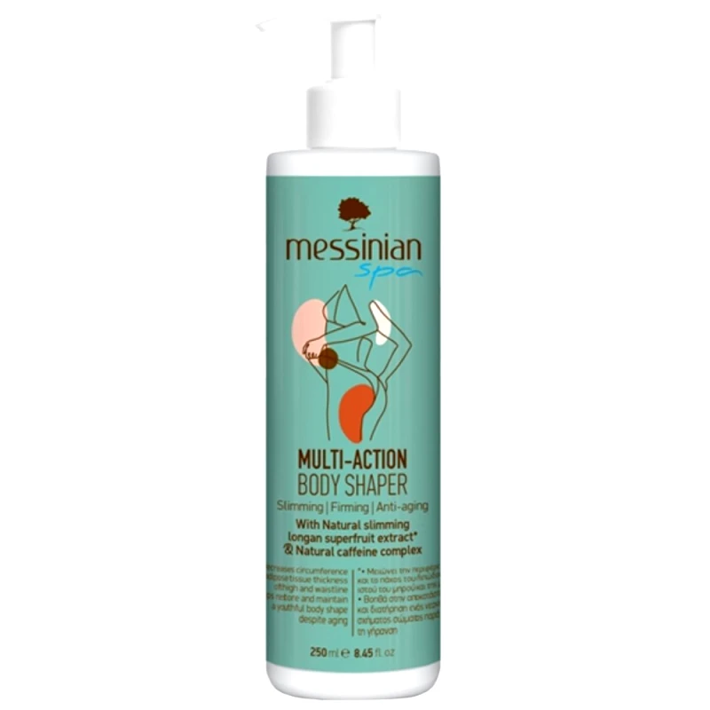 Messinian Spa Messinian Spa Multi Action Slimming & Firming Anti-Aging Body Shaper Αδυνατιστική Κρέμα με Φυσική Καφεΐνη για Σφριγηλό Δέρμα 250ml