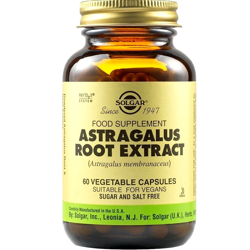 Solgar Solgar Astragalus Root Extract Συμπλήρωμα Διατροφής Εκχυλίσματος Ρίζας Αστράγαλου για την Ενεργοποίηση του Ανοσοποιητικού Συστήματος με Αντιφλεγμονώδεις Ιδιότητες για την Καλή Λειτουργία των Νεφρών 60veg.caps