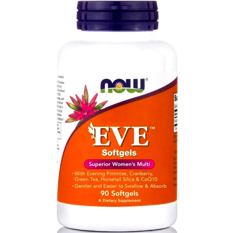 Now Now Foods Eve™ Women's Multiple Vitamin Μοναδική Πολυβιταμινούχος Φόρμουλα για τη Γυναίκα 90softgels