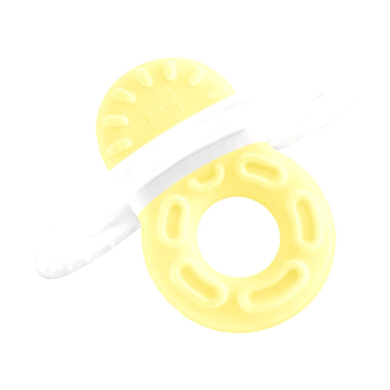 Mam Mam Bite & Relax Mini 2m+ Πολυκρίκος Οδοντοφυΐας Κατάλληλος για τα Μπροστινά Δοντάκια 1 Τεμάχιο, Κωδ 55 - Κίτρινο