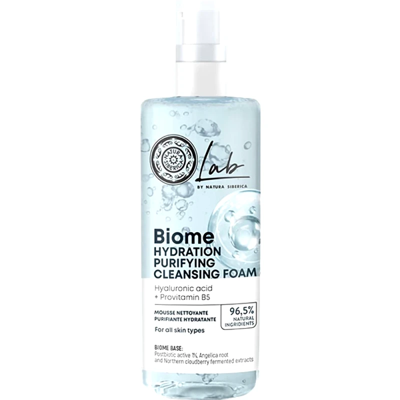 Natura Siberica Natura Siberica Lab Biome Hydration Purifying Face Cleansing Foam Αφρός Καθαρισμού & Ντεμακιγιάζ Προσώπου, Κατάλληλος για Όλους τους Τύπους Επιδερμίδας 200ml