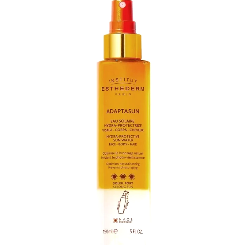 Institut Esthederm Institut Esthederm Adaptasun Hydra Protective Sun Water Face - Body - Hair Strong Sun Αντηλιακό Διφασικό Νερό Σώματος που Ενυδατώνει, Βελτιστοποιεί το Φυσικό Μαύρισμα & Προλαμβάνει τη Φωτογήρανση 150ml