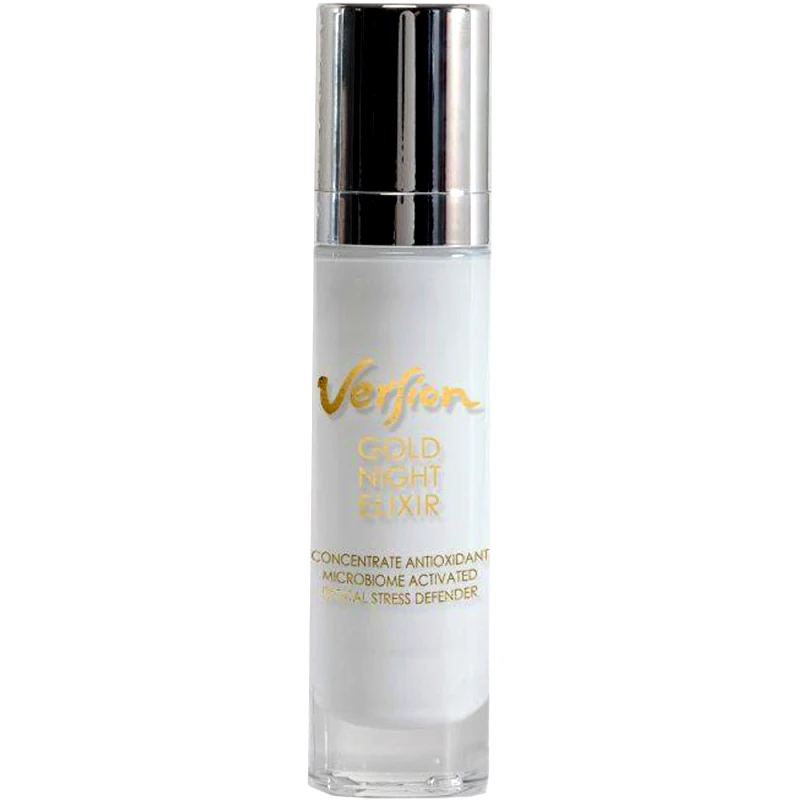Version Version Gold Night Elixir Antioxidant Cream Αντιοξειδωτική & Αντιρυτιδική Κρέμα Νύχτας Προσώπου & Λαιμού για Λάμψη 50ml