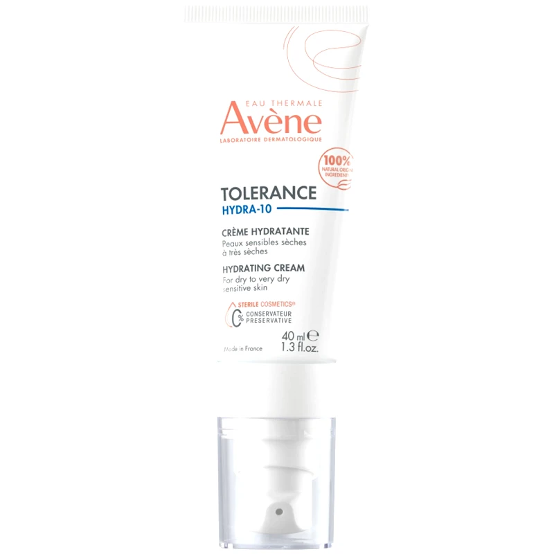 Avène Avene Tolerance Hydra-10 Hydrating Cream Ενυδατική Κρέμα Προσώπου για Ξηρό εώς Πολύ Ξηρό Δέρμα 40ml