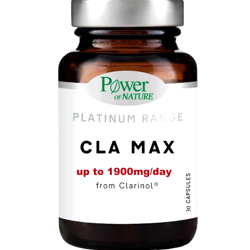 Power Health Power Health Platinum Range CLA MAX 1900mg Συμπλήρωμα Διατροφής Λινολεϊκού Οξέος Υψηλής Συγκέντρωσης για το Μεταβολισμό του Λίπους, Έλεγχο Βάρους & Αύξηση της Μυϊκής Μάζας 30caps