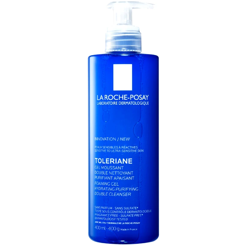 La Roche-Posay La Roche-Posay Toleriane Gel Moussant Double Cleanser Αφρώδες Gel Καθαρισμού Προσώπου για Ευαίσθητο Δέρμα 400ml