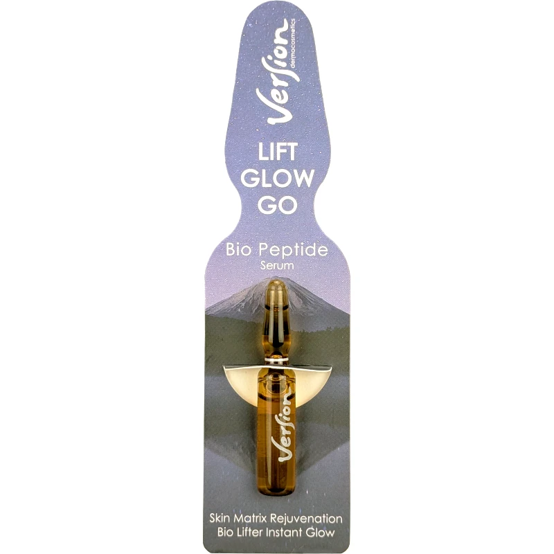Version Version Lift Glow Go Bio Peptide Serum Αμπούλα Ορού για την Αναδόμηση & τη Σύσφιξη της Επιδερμίδας 2.5ml