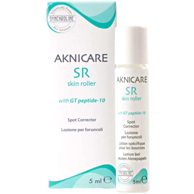 Synchroline Synchroline Aknicare Spot Corrector Skin Roller Λοσιόν Τοπικής Εφαρμογής για Μεμονωμένα Σπυράκια & Μαύρα Στίγματα​​​​​​​ 5ml