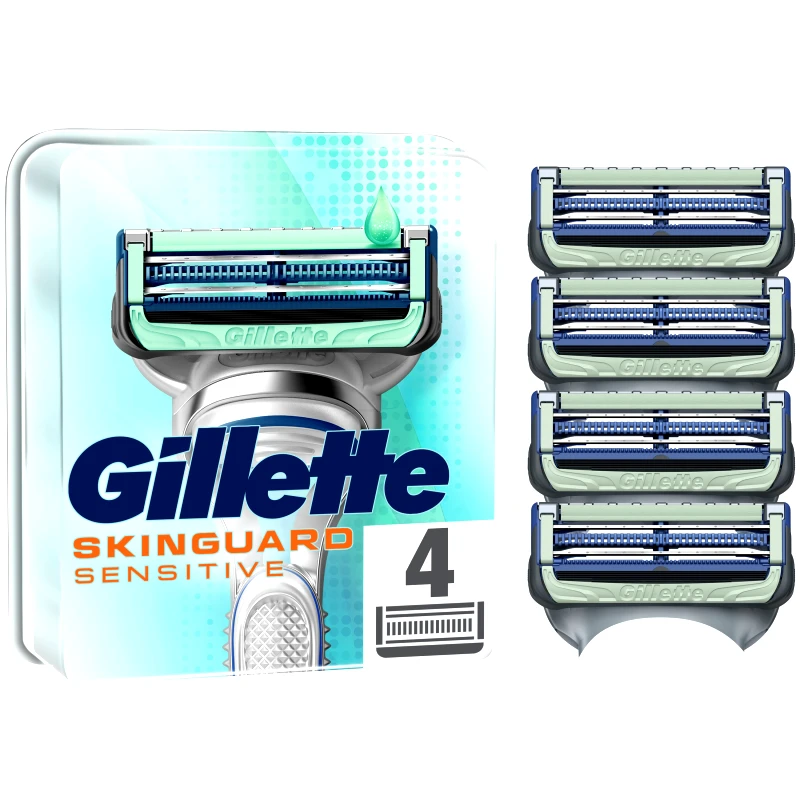 Gillette Gillette SkinGuard Sensitive Ανταλλακτικές Κεφαλές 4 Τεμάχια