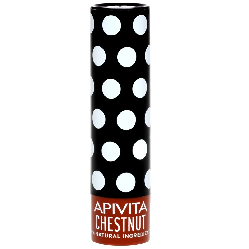 Apivita Apivita Lip Care Lip Balm Ενυδατικά Προστατευτικά Lip Balm Χειλιών 4.4g - Chestnut