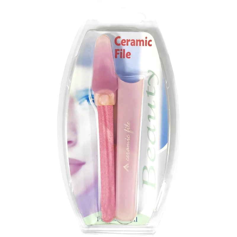 Health-Plus Fraliz Ceramic File Κεραμική Λίμα Νυχιών με Θήκη 1 Τεμάχιο - Ροζ