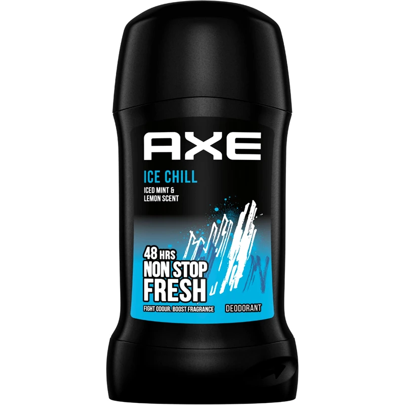 Axe Axe Ice Chill 48h Anti Sweat & Deodorant Stick Ανδρικό Αποσμητικό Στικ με Άρωμα από Παγωμένη Μέντα & Λεμόνι, Χωρίς Άλατα Αλουμινίου 50ml