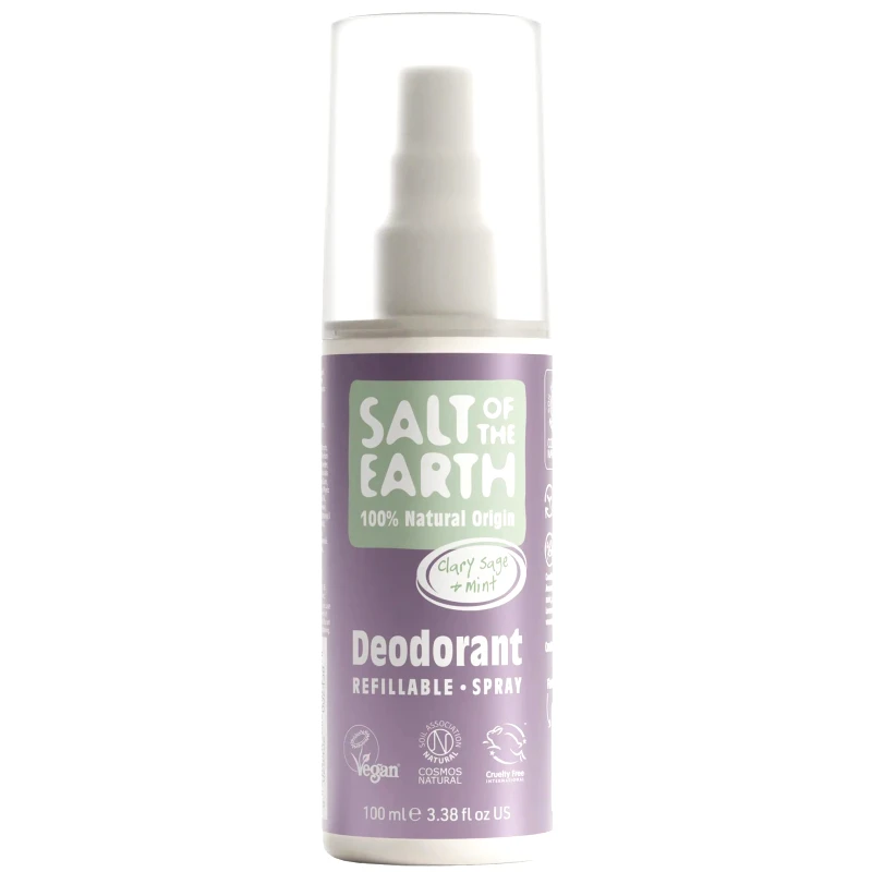 Salt of the Earth Salt of the Earth Deodorant Spray Αποσμητικό Σπρέι Φυσικής Προέλευσης με Άρωμα Φασκόμηλο & Μέντα 100ml - Carly Sage & Mint