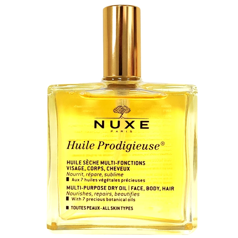 Nuxe Nuxe Huile Prodigieuse Ξηρό Λάδι Ενυδάτωσης & Λάμψης για Πρόσωπο - Σώμα - Μαλλιά με Άρωμα από Άνθη Πορτοκαλιάς, Μανόλιας & Βανίλιας 100ml