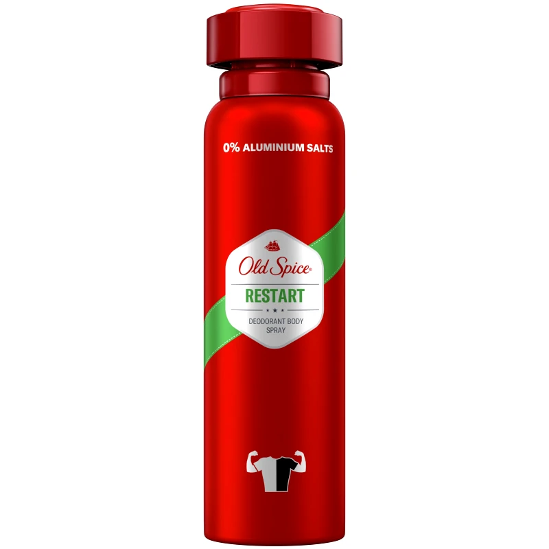 Old Spice Old Spice Restart Deodorant Body Spray Αποσμητικό Σπρέι Σώματος για Άνδρες 48ωρης Προστασίας 150ml