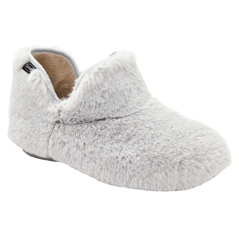 Scholl Shoes Scholl Shoes Molly Bootie L.Grey F303521070 Γυναικείες Χειμωνιάτικες Παντόφλες σε Γκρι Χρώμα 1 Ζευγάρι - 38