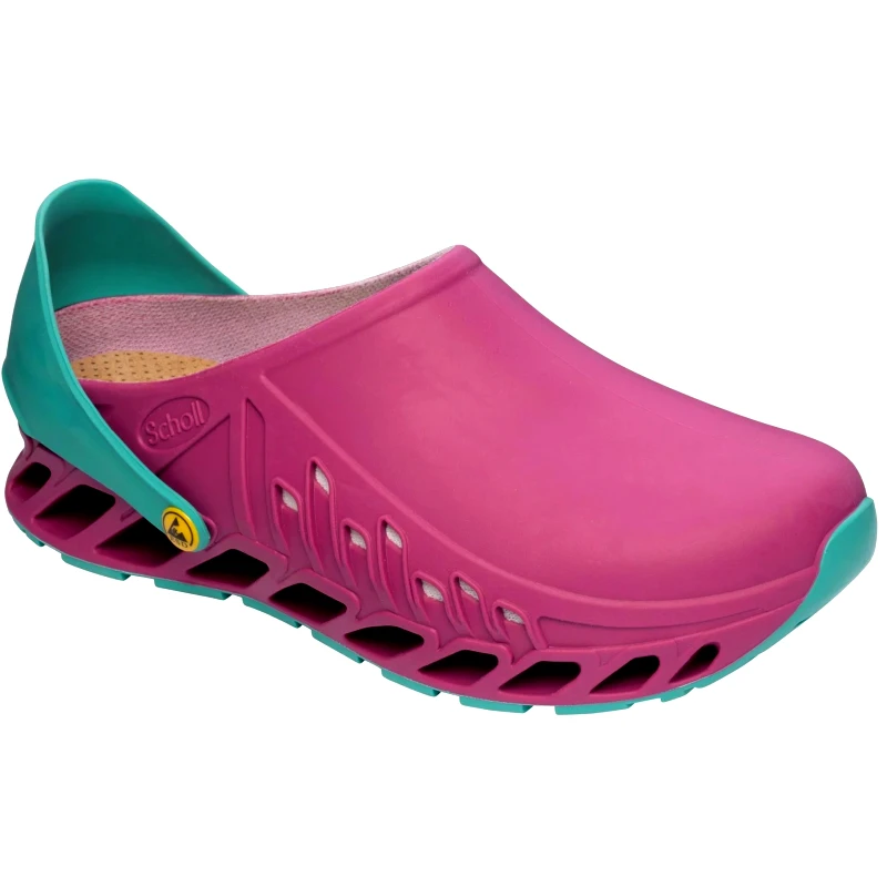 Scholl Shoes Scholl Shoes Evoflex F293782296 Fuchsia / Emerald Γυναικεία Καλοκαιρινά Ανατομικά Παπούτσια, Χαρίζουν Σωστή Στάση & Φυσικό Χωρίς Πόνο Βάδισμα 1 Ζευγάρι - 38