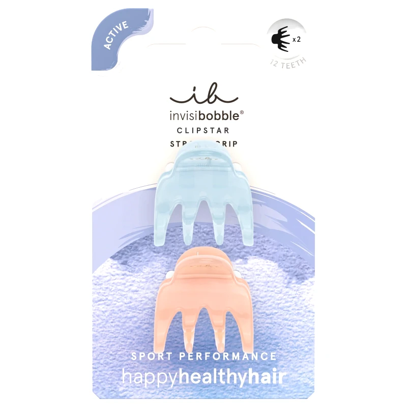 Invisibobble Invisibobble Clipstar Gym Buddy Κλάμερ για Λεπτά & Κανονικά Μαλλιά 2 Τεμάχια
