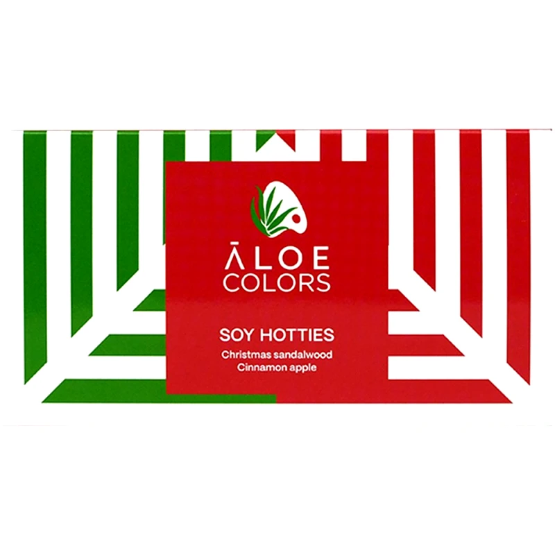 Aloe Colors Aloe Colors Soy Hotties Chistmas Sandalwood & Cinnamon Apple Ανταλλακτικά Αρωματιστή Σόγιας με Γιορτινά Αρώματα 14 Τεμάχια