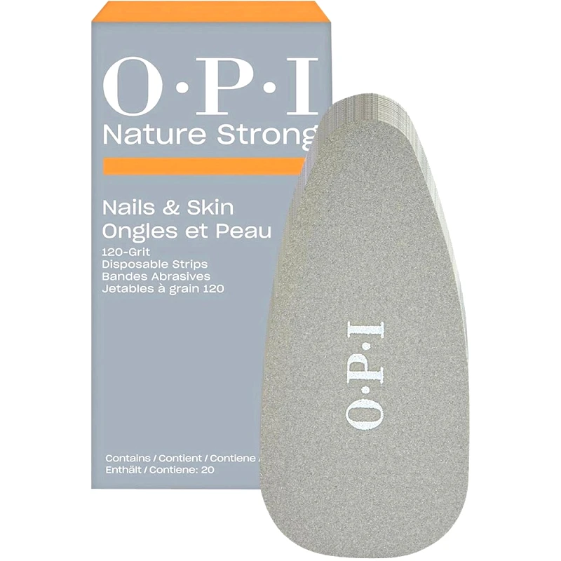 OPI OPI Nature Strong 120-Grit Disposable Rasp Strips Ανταλλακτικά Ράσπας 120-Grit 20 Τεμάχια