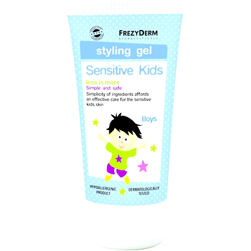 Frezyderm Frezyderm Sensitive Kids Hair Styling Gel for Boys Απαλό Gel Μαλλιών για Δυνατό Κράτημα 100ml