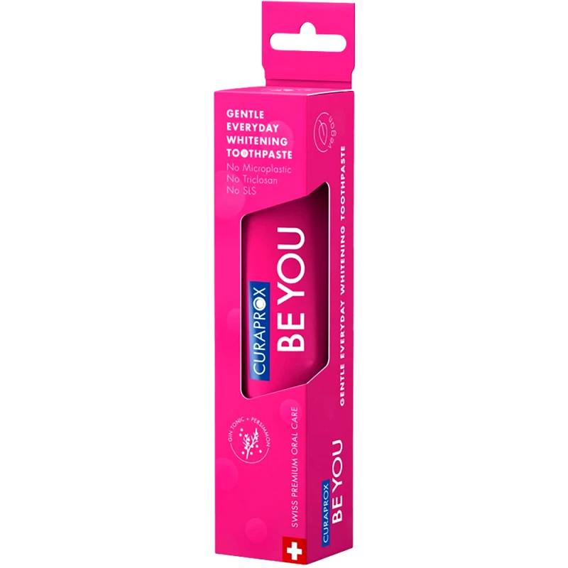 Curaprox Curaprox Be You Gentle Everyday Whitening Toothpaste Gin Tonic, Persimmon Λευκαντική Οδοντόκρεμα με Γεύση Τζιν Τόνικ & Λωτό 60ml