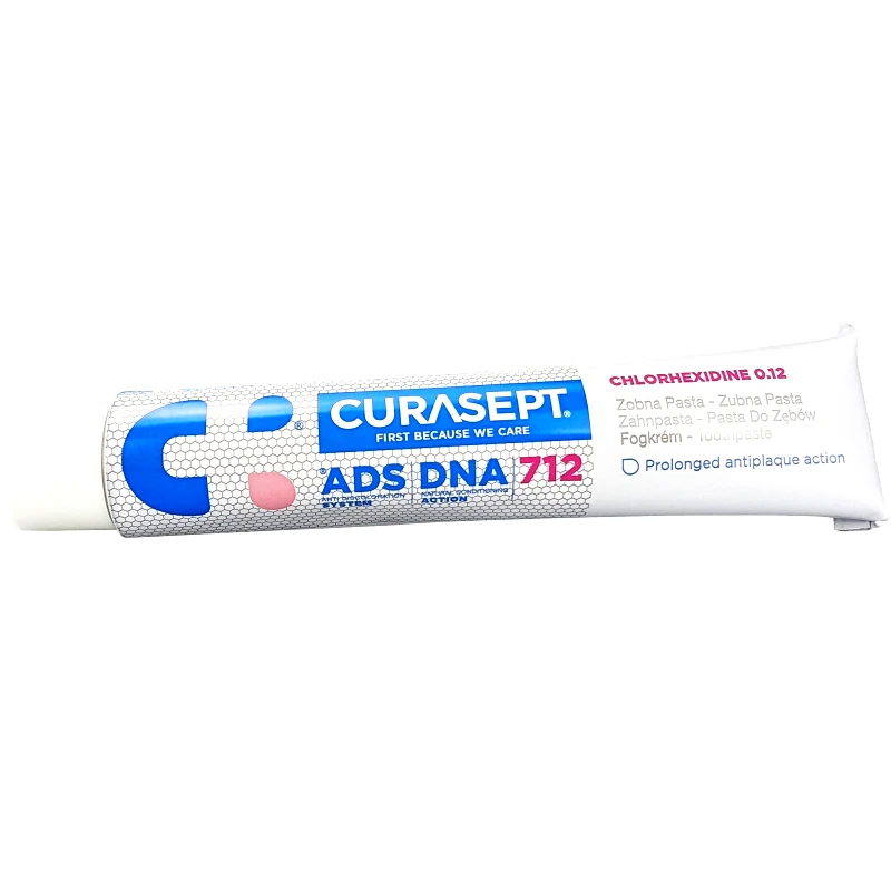 Curaprox Curaprox Curasept 712 Prolonged Antiplaque Action Toothpaste Οδοντόκρεμα για Παρατεταμένη Θεραπεία Κατά της Πλάκας 75ml