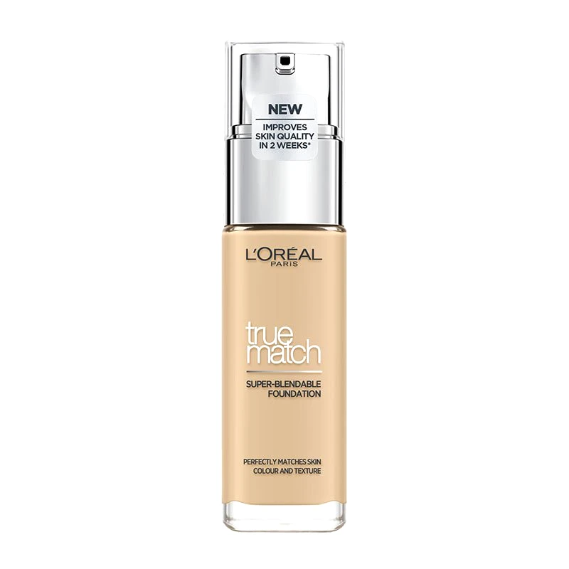Loreal Paris L'Oreal Paris True Match Foundation 30ml Υγρό Make up που Καλύπτει τις Ατέλειες, Περιποιείται & Φροντίζει την Επιδερμίδα - 1.5Ν Linen
