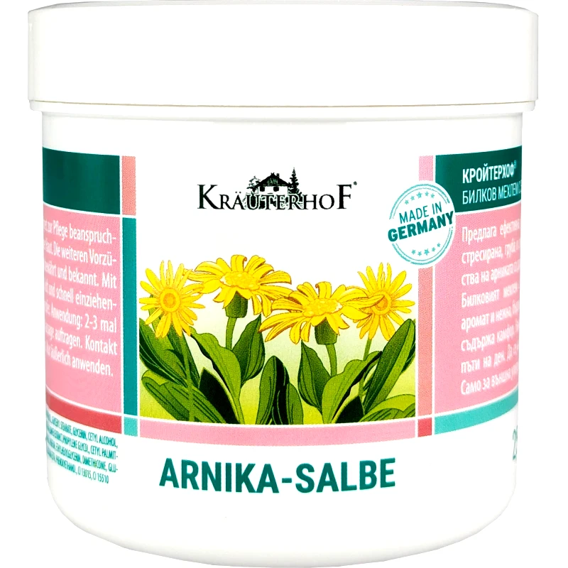 Krauterhof Krauterhof Arnika Salbe Αλοιφή Άρνικας για Μυϊκούς Πόνους, Μώλωπες & Οιδήματα 250ml