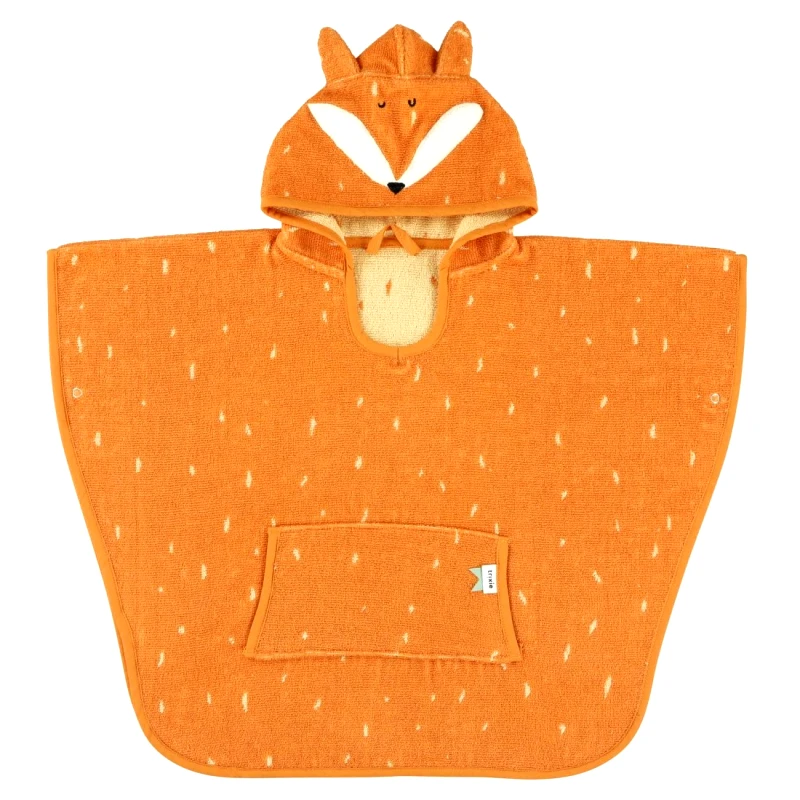 Trixie Trixie Poncho Κωδ 77113 Παιδική Πετσέτα - Πόντσο με Κουκούλα 1 Τεμάχιο - Mr. Fox