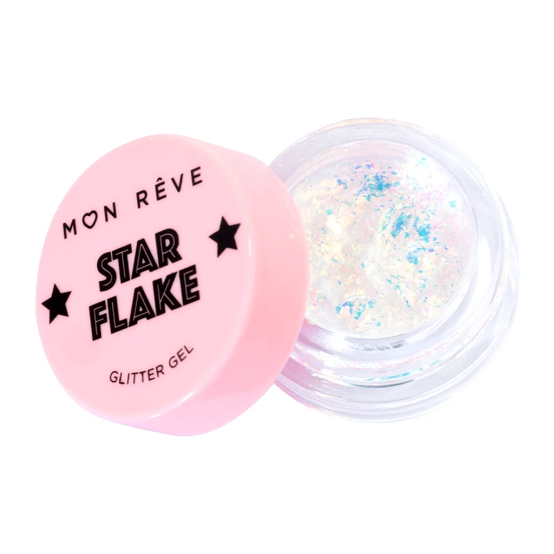Mon Reve Mon Reve Starflake Glitter Gel Γέλη Glitter Πολλαπλών Χρήσεων για Έντονη Λάμψη 4g - 05 Diamond
