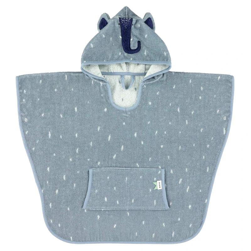 Trixie Trixie Poncho Κωδ 77111 Παιδική Πετσέτα - Πόντσο με Κουκούλα 1 Τεμάχιο - Mrs. Elephant