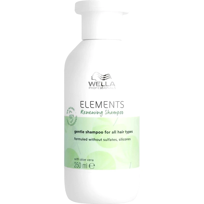 Wella Wella Professionals Elements Renewing Shampoo with Aloe Vera for all Hair Types Σαμπουάν Ήπιας Σύνθεσης με Αλόη για Όλους τους Τύπους Μαλλιών 250ml