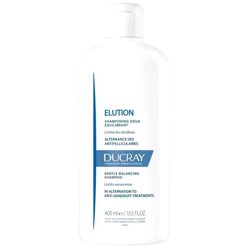 Ducray Ducray Elution Gentle Balancing Shampoo Σαμπουάν Εξισορρόπησης για Συχνή Χρήση Παράλληλα με Αγωγή Κατά της Πιτυρίδας 400ml