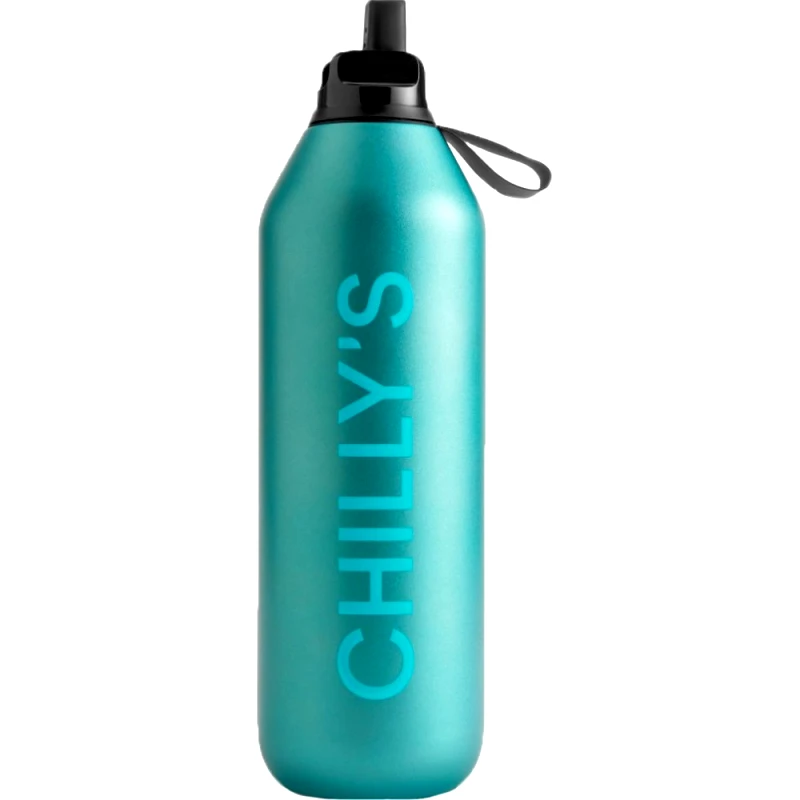 Chilly's Chilly's Series 2 Flip Reusable Bottle Ανοξείδωτο Θερμός για Ζεστά & Κρύα Ροφήματα 1L - Atlantis
