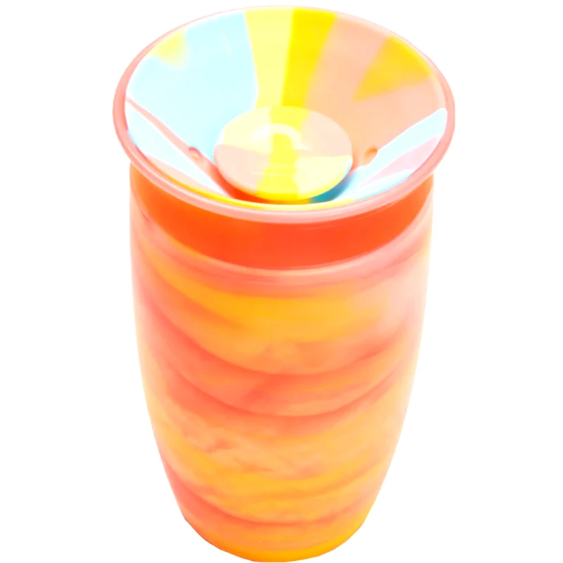 Munchkin Munchkin Miracle 360 Spill-Proof Cup 12m+ Παιδικό Ποτηράκι Χωρίς Στόμιο που δε Στάζει 296ml - Ροζ