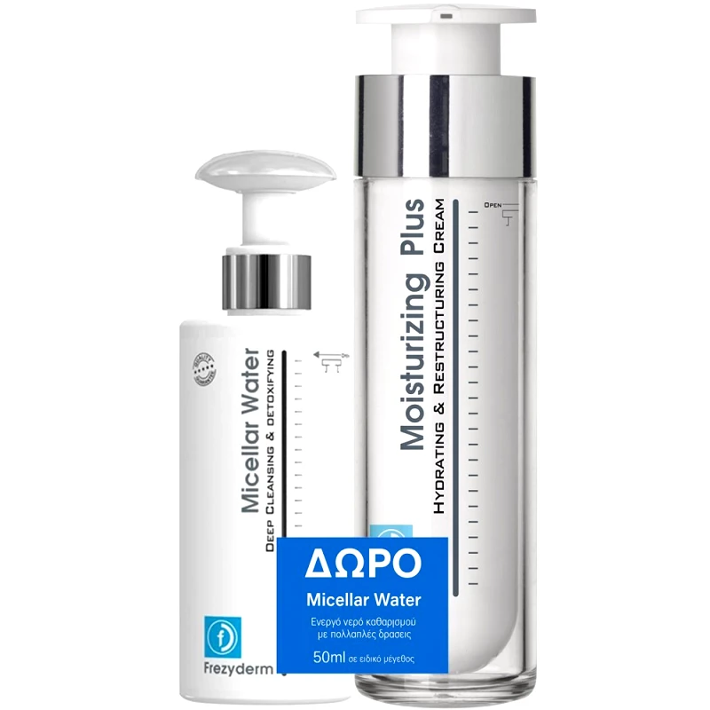 Frezyderm Frezyderm Promo Moisturizing Plus Cream Age 30+, 50ml & Δώρο Micellar Water 50ml