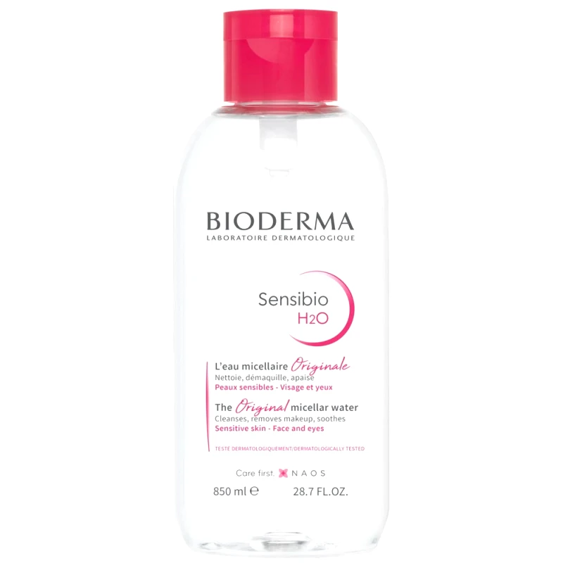 Bioderma Bioderma Sensibio H2O Micellar Water Μικυλλιακό Νερό Καθαρισμού & Ντεμακιγιάζ Προσώπου - Ματιών για Ευαίσθητες Επιδερμίδες 850ml